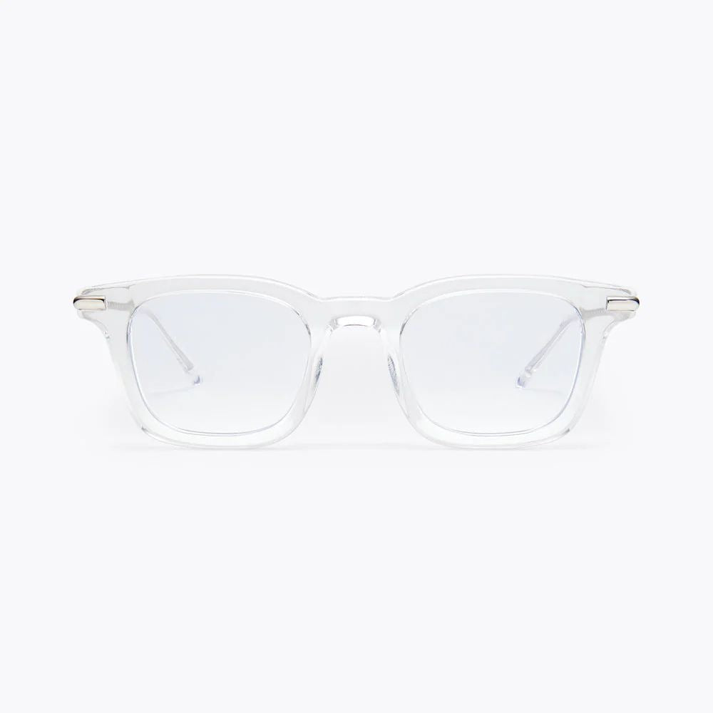 UV GLASSES Clear Frame Square Sunglasses